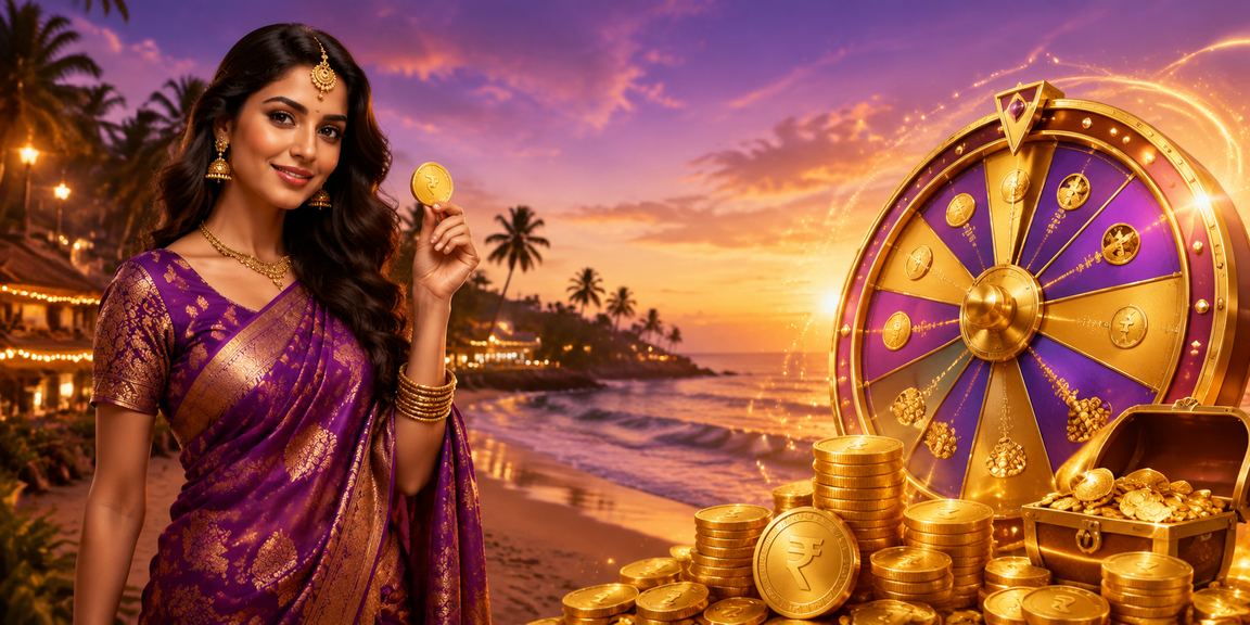 Roulette game at Goa beach casino with rupee notes